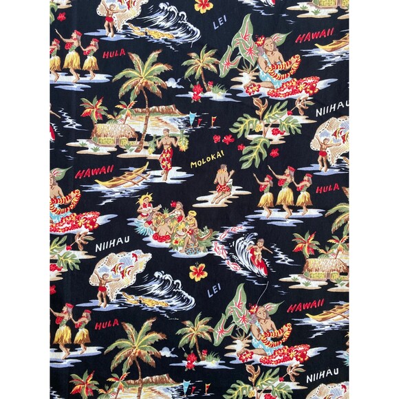 Nostalgic Island Life Pillowcase Various Colors | Handmade | 100% Cotton - Picture 3 of 3